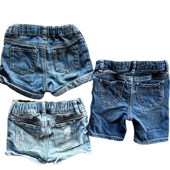 2T/3T Girls Denim Jean Shorts Bundle  Gap Old Navy - Picture 5 of 6